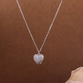 Open Heart Love Pendant Chain